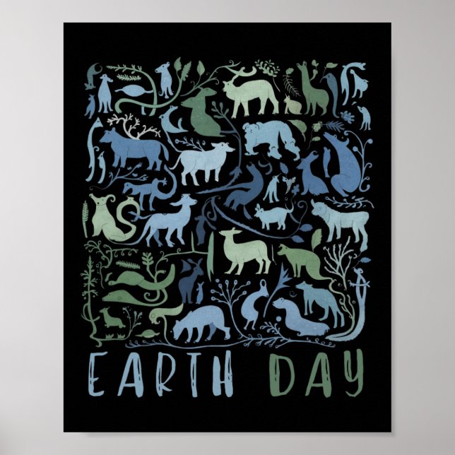 Poster Dia da Terra para Crianças (Frente)