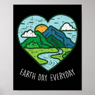 Poster Dia da Terra Todos os dias 22 de abril Gif ambient