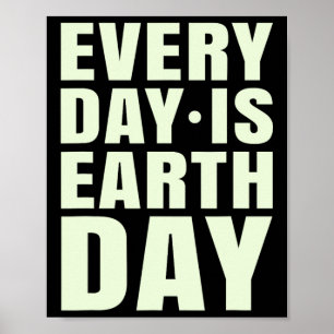 Poster Dia da Terra Todos Os Dias De Roupa Para O Dia Da