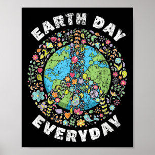 Poster Dia da Terra Todos os Dias Dia da Terra 