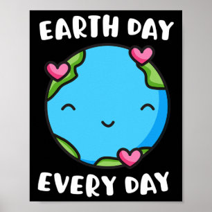 Poster Dia da Terra Todos Os Dias O Coração Ama Globo Sal