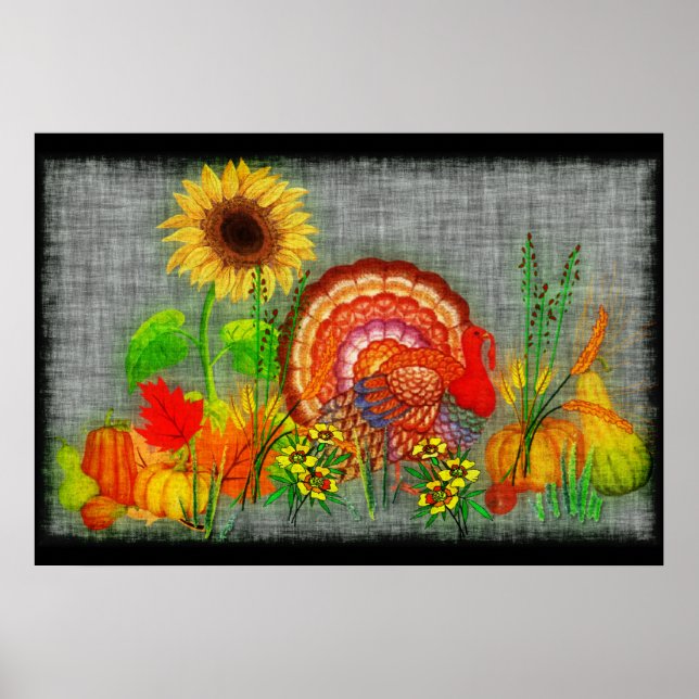 Póster Dia da Turquia (Frente)