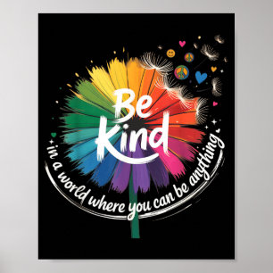Poster Dia da Unidade Laranja Anti Bullying Seja Gentil G