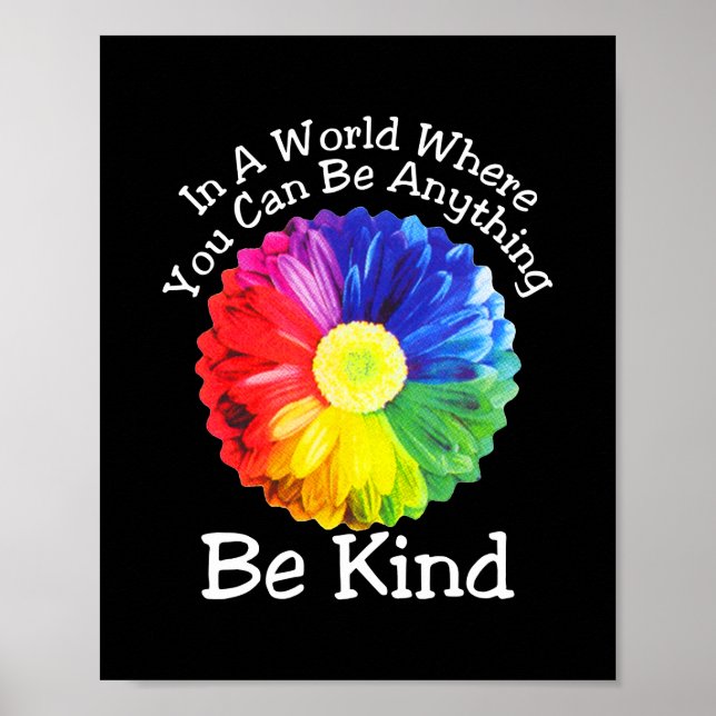 Poster Dia Da Unidade Num Mundo Onde Você Pode Ser Qualqu (Frente)