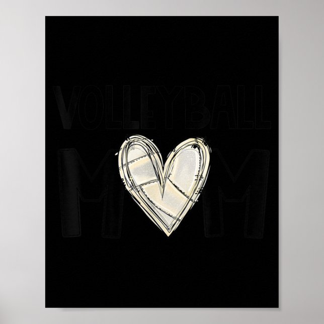 Poster Dia da Vida do Voleibol Mãezinha Vibes da Voleibol (Frente)