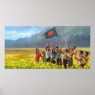 Poster Dia da vitória de Bangladesh