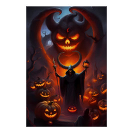 Póster Dia das Bruxas de Novembro