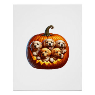 Póster Dia das Bruxas do Cachorro