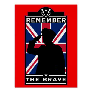 Póster Dia das Forças Armadas Britânicas