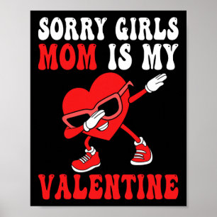 Poster Dia das Mães Meninos Crianças Desculpe Meninas Mam