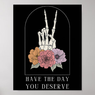 Poster Dia das Mulheres Engraçado Sarcástico Tenha o Dia 