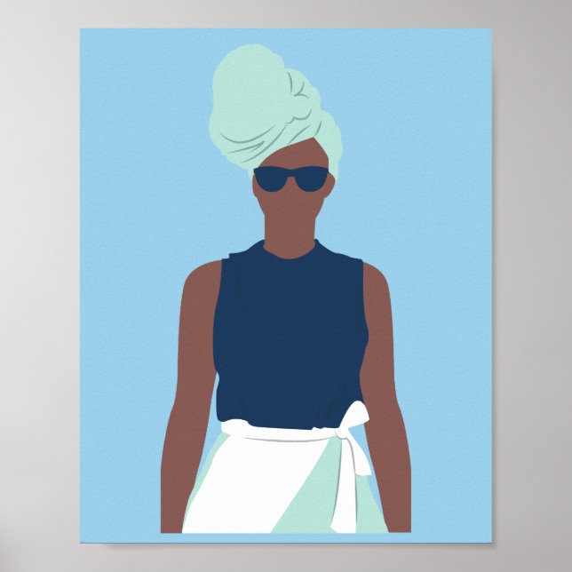 Poster Dia das mulheres Tema Design (Frente)