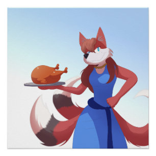 Póster Dia de Ação de Graças da Mãe do Anton