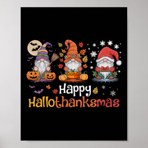 Poster Dia de Ação de Graças dos Gnomos de Hallothanksmas