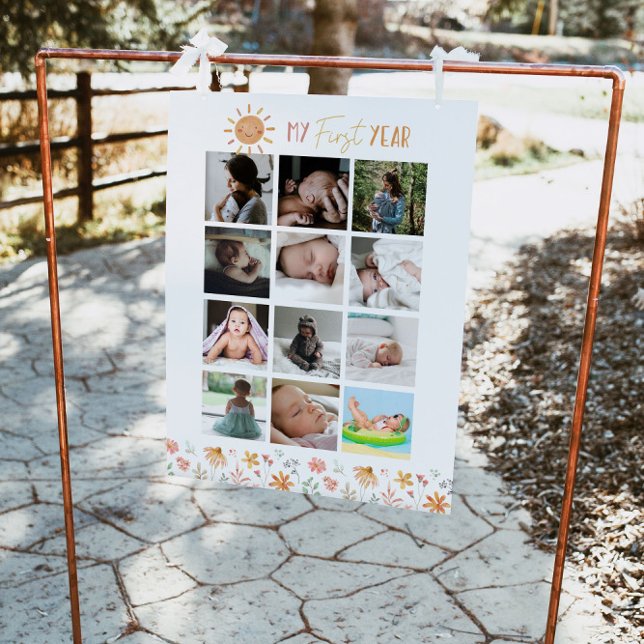 Poster Dia de Aniversário do Sol Primeiro Ano Fotos Marco (Criador carregado)