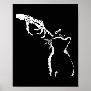 Poster Dia de as Bruxas engraçado de Boop de Mão do Esque