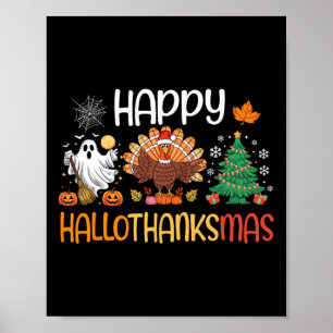 Poster Dia de as Bruxas engraçado de Camisa de Hallothank