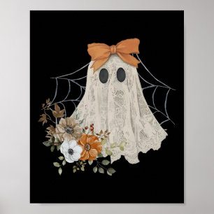 Poster Dia de as Bruxas engraçado de coquete Lace Ghost G