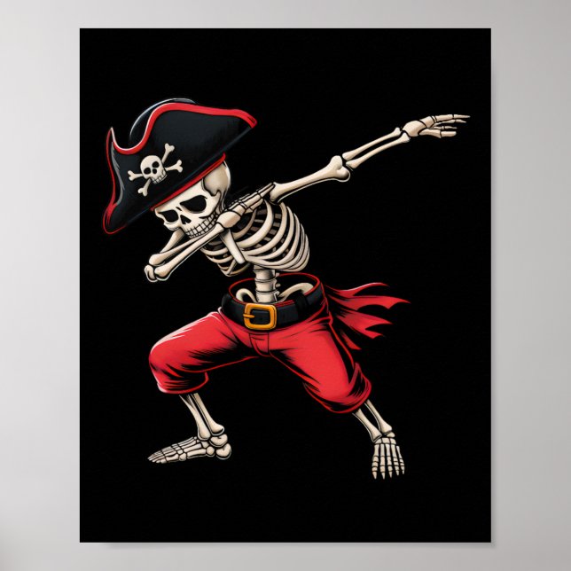 Poster Dia de as Bruxas engraçado De Rapazes Piratas De S (Frente)
