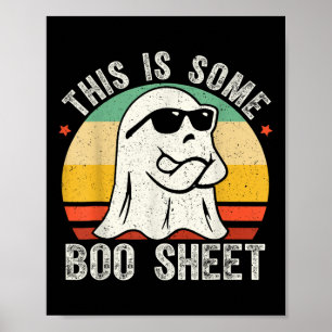 Poster Dia de as Bruxas engraçado Fantasma Vintage Mens M