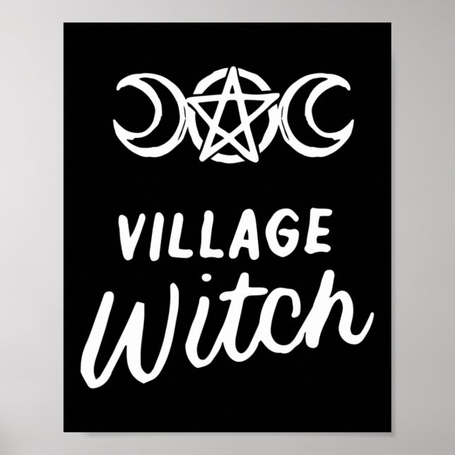 Poster Dia de as Bruxas engraçado Wicca Wicca Wiccan Witc (Frente)