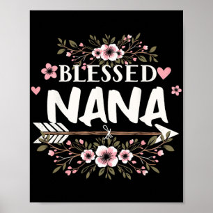 Poster Dia de as mães de Flor de Vida de Nana Avó 2024 Mu