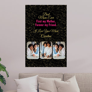 Poster Dia de as mães de Fotografia Elegante Melhor Mãe N