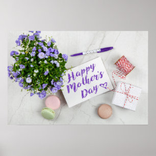 Poster Dia de as mães FELIZ