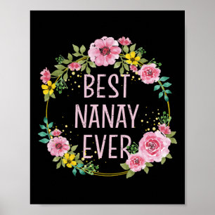 Poster Dia de as mães Floral Melhor Nanay Ever Filipino M