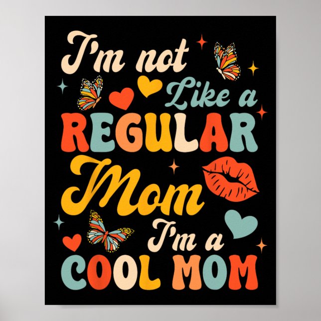 Poster Dia de as mães não sou como uma mãe normal. Sou um (Frente)