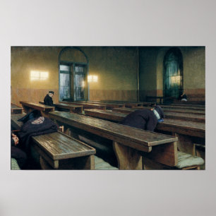 Póster Dia de banquete no Pio Albergo Trivulzio, 1892