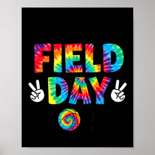 Poster Dia de Campo 2026 Tie Dye Sinal de Paz Professor A