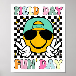 Poster Dia de Campo Dia Divertido Rosto Sorridente Profes