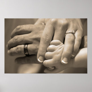 Póster Dia de Casamento da Família