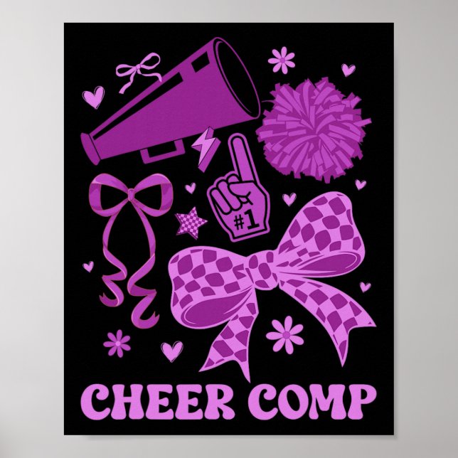 Poster Dia de Competição de Cheerleader Arco do Dia de Co (Frente)
