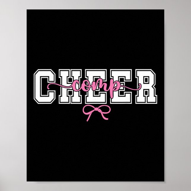 Poster Dia de Competição de Cheerleader Dia de Coquete Ch (Frente)