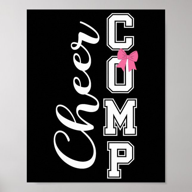 Poster Dia de Competição de Cheerleading Coquet (Frente)