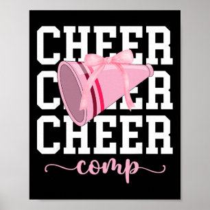 Poster Dia de Competição de Cheerleading Coquette D