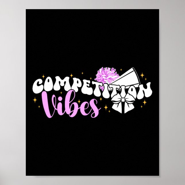 Poster Dia de Competição de Torcida Vibes Dia de Comp de  (Frente)