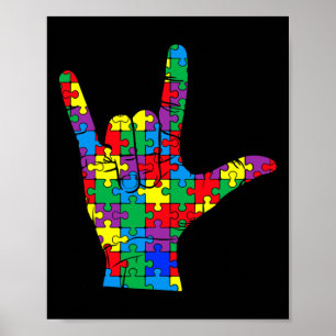 Poster Dia de Conscientização do Autismo Criança Autista