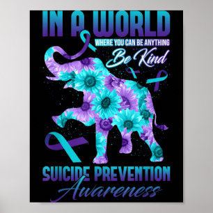 Poster Dia de Conscientização para Prevenção Seja Gentil