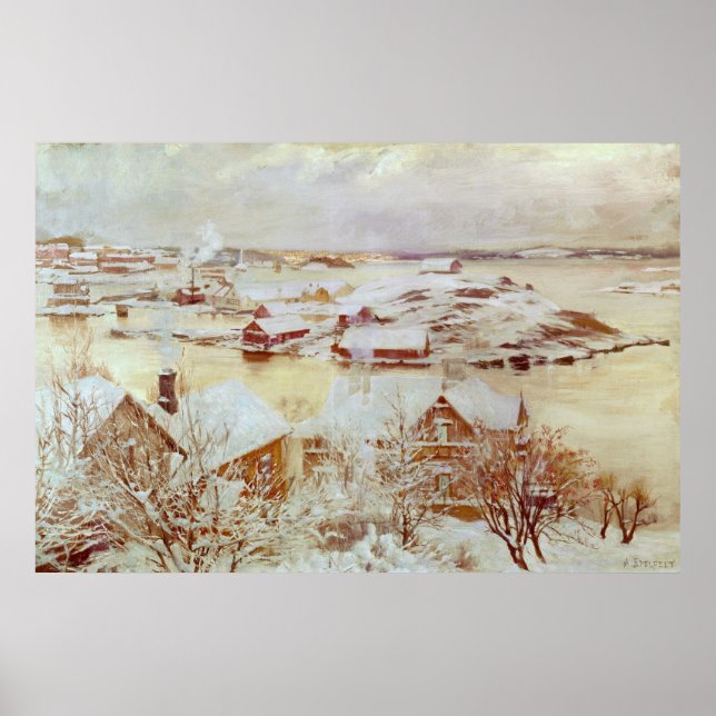 Póster Dia de dezembro c.1893 (Frente)