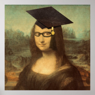 Póster Dia de Formatação de Mona Lisa