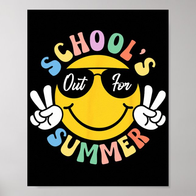 Poster Dia De Graduação Escolar Fora De Escolas Para Su (Frente)