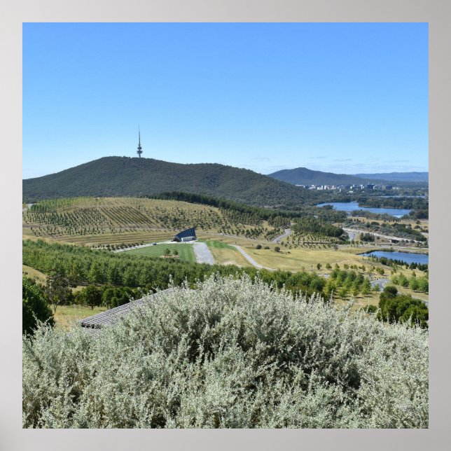 Poster Dia de Idílio em Camberra (Frente)