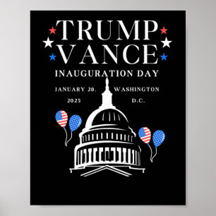 Poster Dia de Inauguração da Vance Trump