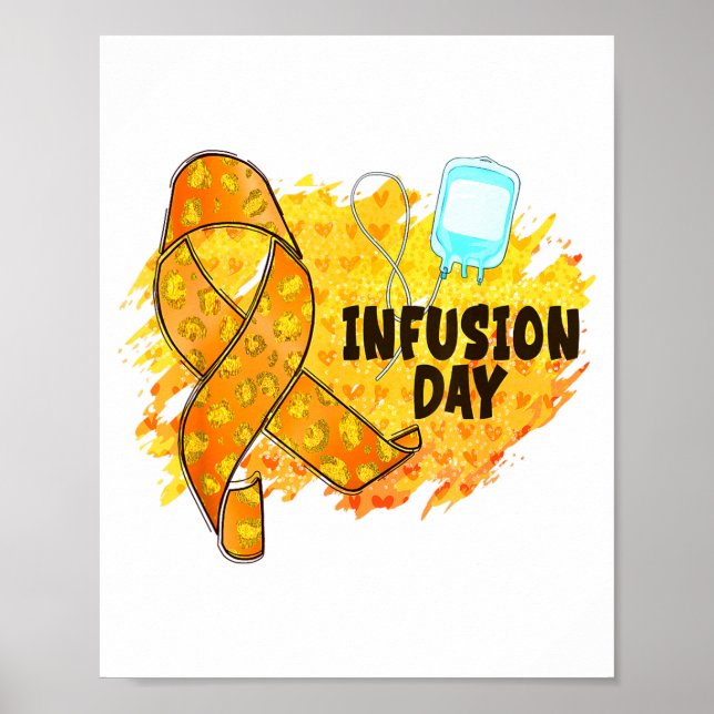 Poster Dia de Infusão da Conscientização da Esclerose Múl (Frente)