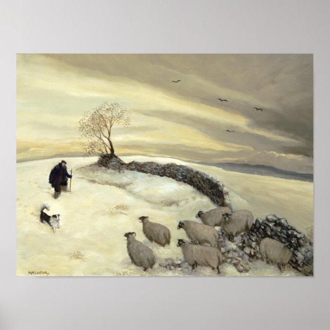 Poster Dia de inverno vazio (Frente)