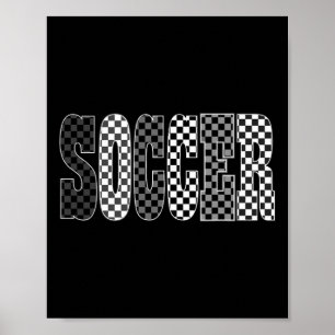 Poster Dia de Jogo de Futebol de Tabuleiro Engraçado Espo