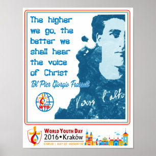 POSTER DIA DE JUVENTUDE DE MUNDO 2016 DO BL PIER GIORGIO